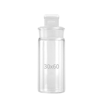 玻璃集氣瓶/秤量瓶 小玻璃瓶 分裝瓶 高透收納瓶 小瓶子 小圓罐 小空瓶 玻璃小瓶 630-GWB3060 玻璃瓶 高硼硅玻璃瓶