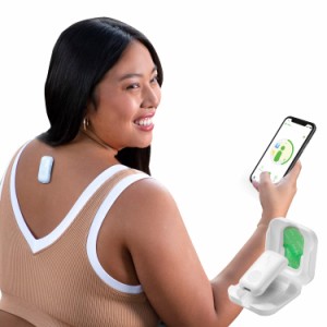 Upright GO 姿勢トレーナーと背中の矯正器具  ストラップレス 目立たず使いやすい  アプリと