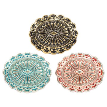 【出清品】IVAN 橢圓雙撞釘式飾片系列 1983-01 / 82 / 88