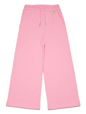 Marni Kids - wide-leg cotton track pants - kids - Cotton - 4 yrs - Pink