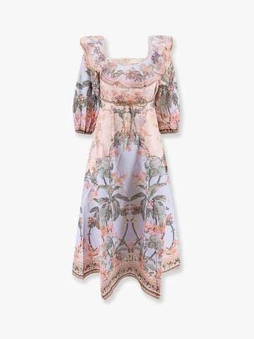 Wylie off-shoulder dress with multicolor print - ZIMMERMANN - gender_Woman