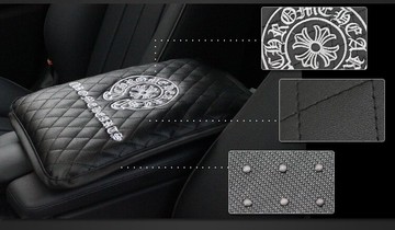 美琪 克羅心汽車中央扶手箱皮革增高通用扶手箱套手扶箱墊內飾改裝用品