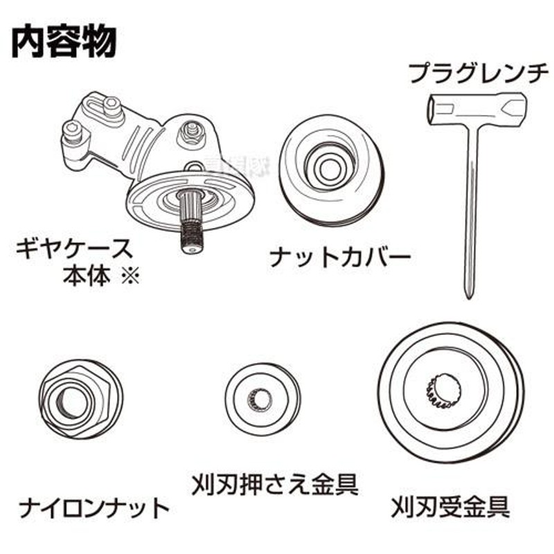 草刈り機 部品 ギヤケース Bタイプ 草刈機 | LINEショッピング