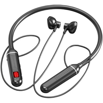 掛脖式藍芽耳機 藍芽耳機 頸掛半入耳 無線藍芽耳機頸掛脖式音質超好運動插卡超長續航適用oppo蘋果華為『XY38197』