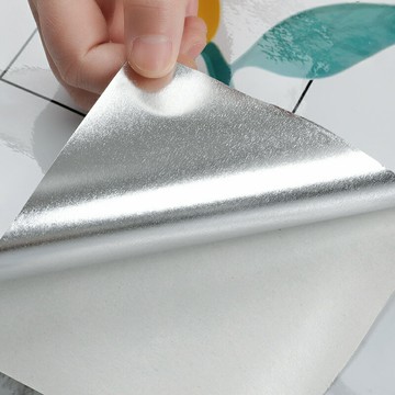 優購生活~廚房防油貼紙防火耐高溫墻紙自粘墻貼防水防潮櫥柜瓷磚灶臺鋁箔紙墻紙 玻璃貼 壁紙 壁貼 玻璃靜電貼 窗戶貼防窺貼