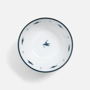 DAITOUA 陶瓷碗14.5cm 飛鳥白