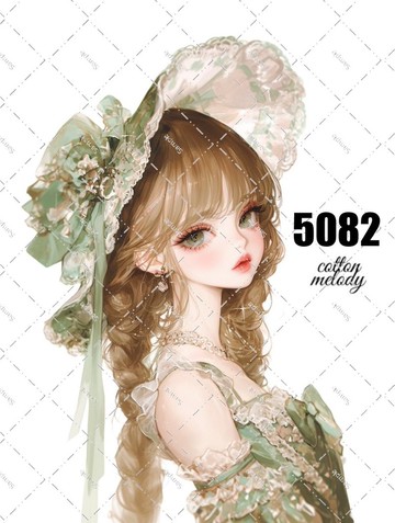 original sticker no.5082 人物貼紙 原創貼紙 原創人物貼紙 裝飾貼紙 cotton melody