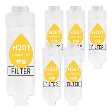 中國 H201 香氛蓮蓬頭濾芯  6個  檸檬