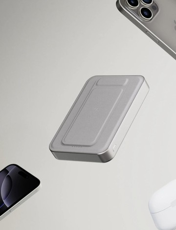 Allite LITE 超薄充 10000 mAh Qi2 磁吸支架行動電源