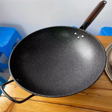 曼太炒鍋家用電磁爐燃氣灶煤氣灶不粘鍋適用炒菜鍋鍋具平底鍋