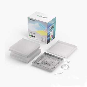 Nanoleaf 模組化智能吸頂燈(主體1入含電源及控制器+擴充2入)