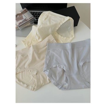 【澤衣壹品】 薄款女士女生平角中高腰真絲桑蠶絲無痕內褲女