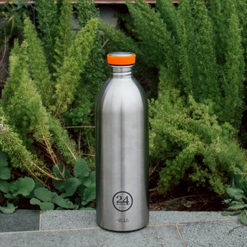義大利 24Bottles 輕量冷水瓶 1000ml (不鏽鋼) 不鏽鋼水瓶 運動水瓶 水壺