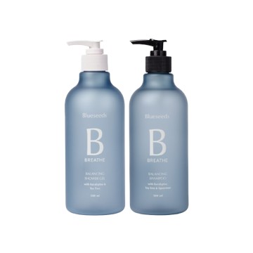 【自然蓬鬆組】尤加利葉茶樹均衡洗髮沐浴1+1組 (洗髮露 500ml+沐浴露500ml)｜下單贈S3全身潔淨露100ml