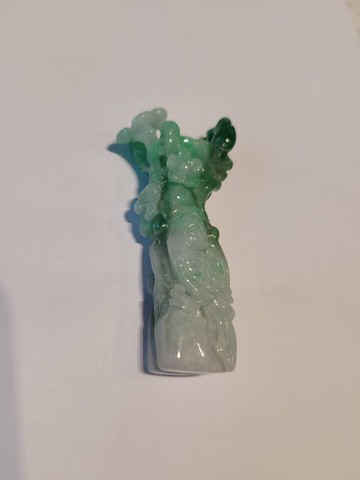 【JHK】天然翡翠喜上眉梢擺件｜高約4.5公分