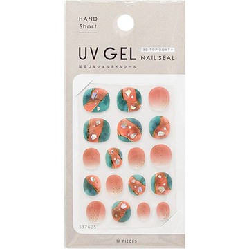 YAMADA短款凝膠美甲貼紙-寶石-多色（隨機出貨）