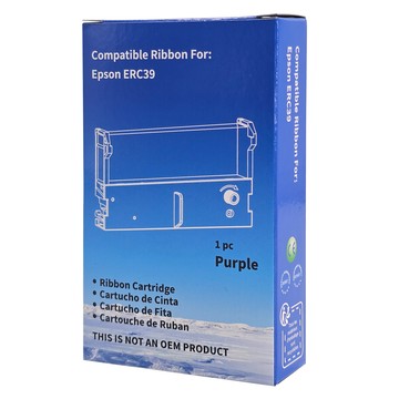 EPSON EPSON ERC39 ERC43 紫色 收銀機 發票機相容色帶 適 M-U110/U110II/M-U111S/M-U310/ERC-301/錢隆A330