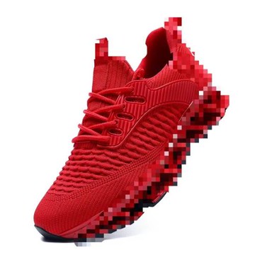 男士運動鞋戶外增高跑步鞋無logo鞋面男士刀鋒鞋