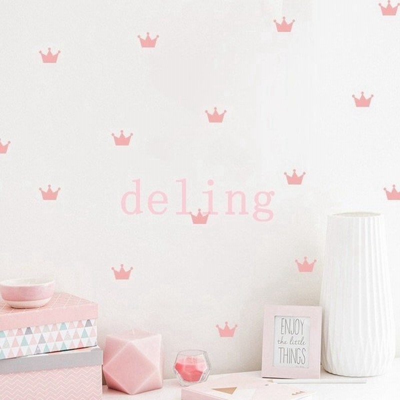 ウォールステッカー 転写式 壁紙シール 王冠 冠 クラウン 窓 ガラス 壁シール シンプル 単色 ソリッドカラー おしゃれ 可愛い かわいい 飾り付け 通販 Lineポイント最大get Lineショッピング