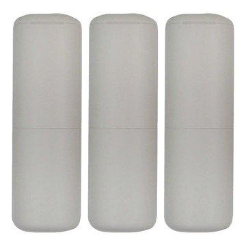 E.dot 簡約旅行牙刷盒 淺灰色 PP材質 尺寸19.5x6x4.5cm  180ml  3個