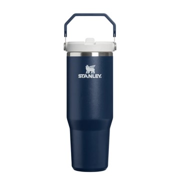 STANLEY 經典系列 IceFlow 手提吸管杯2.0 0.88L /午夜海軍藍