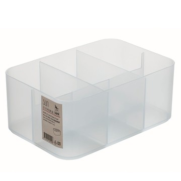 UDA 有達 日光6格收納盒 21.5x14.8x8.7cm 台灣製 PP聚丙烯  白色  1組