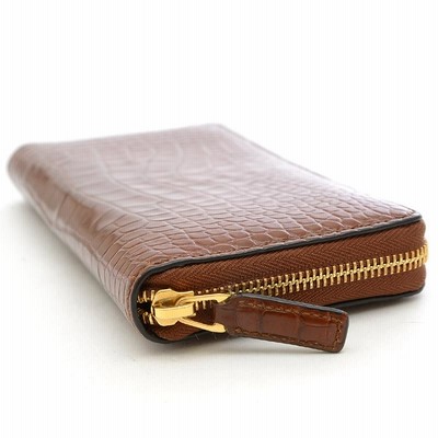 グッチ ジップアラウンド ウォレット 長財布 クロコダイル