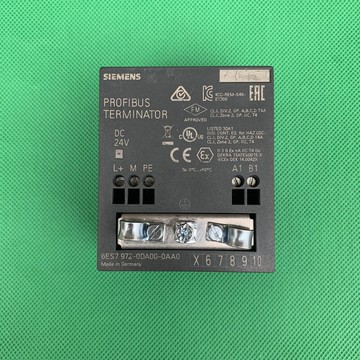 全新無包裝原裝進口德國西門子 6ES7972-0DA00-0AA0 終端電阻