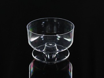 【B01】慕斯杯 甜品杯 造型水杯 塑膠製高腳杯 白蘭地杯 雞尾酒杯 一次性塑料杯 120mL 冰淇淋杯 試飲杯 酒杯造型塑膠杯 PS杯 透明杯 果凍甜品杯【APP滿額下單10%點數(單一帳號最高5000點)】1/31止