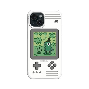 iPhone 15 SolidX 白 - 怪奇事物所 Incrediville - 8-bit所長飼育家