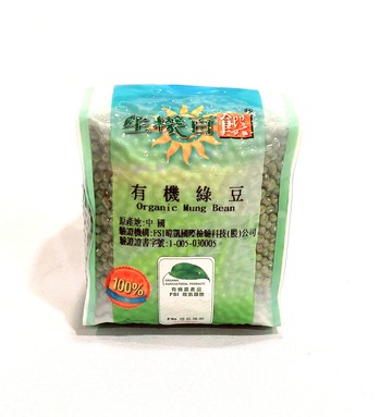 生機百饌 有機綠豆 500公克/包 (產地中國)
