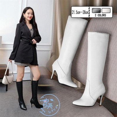 ロングブーツレディースロングブーツ黒大きいサイズロングブーツ内ボア防寒ピンヒール 大きサイズロングブーティー美脚 シューズ 秋冬ブーツパーティー 27c M 通販 Lineポイント最大get Lineショッピング