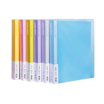 【連勤 LANCHYN】P.P 果凍色系60入資料簿A4-12本入/箱 LC-60JL