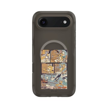 iPhone Air AirX 本質黑 - 湯姆貓與傑利鼠 Tom and Jerry - 復古漫畫風