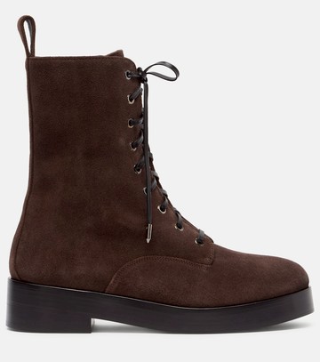 Aquazzura Ben suede combat boots
