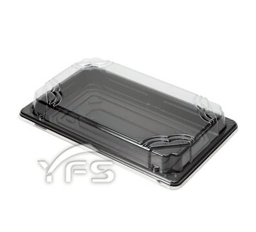 LJ-1.5壽司盒(外帶餐盒/水果盒/手捲盒/冷盤/沙拉/生魚片/塑膠餐盒)【裕發興包裝】JS2031