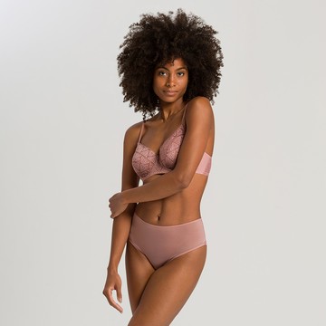 【HANRO】Clia中腰三角內褲XS-L(銅粉)