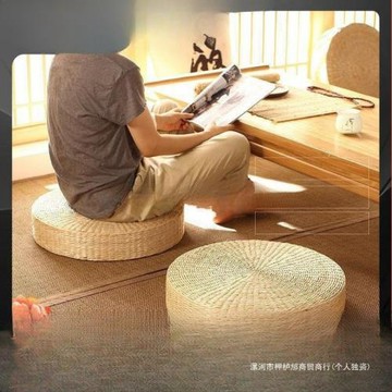 打坐的禪墊加厚編坐墊修家用坐墩拜佛蒲圓形日式榻榻米墊子