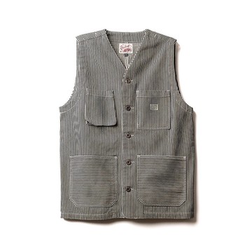 Hickory Work Vest - 條紋 Hickory