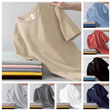 【ohi】9色經典圓領短袖 男女T恤 多巴胺 多色選擇 素T 白T 短袖t恤 團體服 工作服 短T 素色短袖上衣