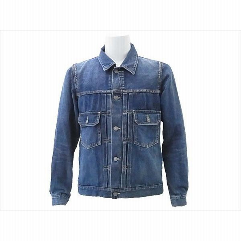 visvim ビズビム 0117205006001 SS 101 JKT DAMAGED 17AW デニム ジャケット インディゴブルー系 3  【中古】 | LINEブランドカタログ