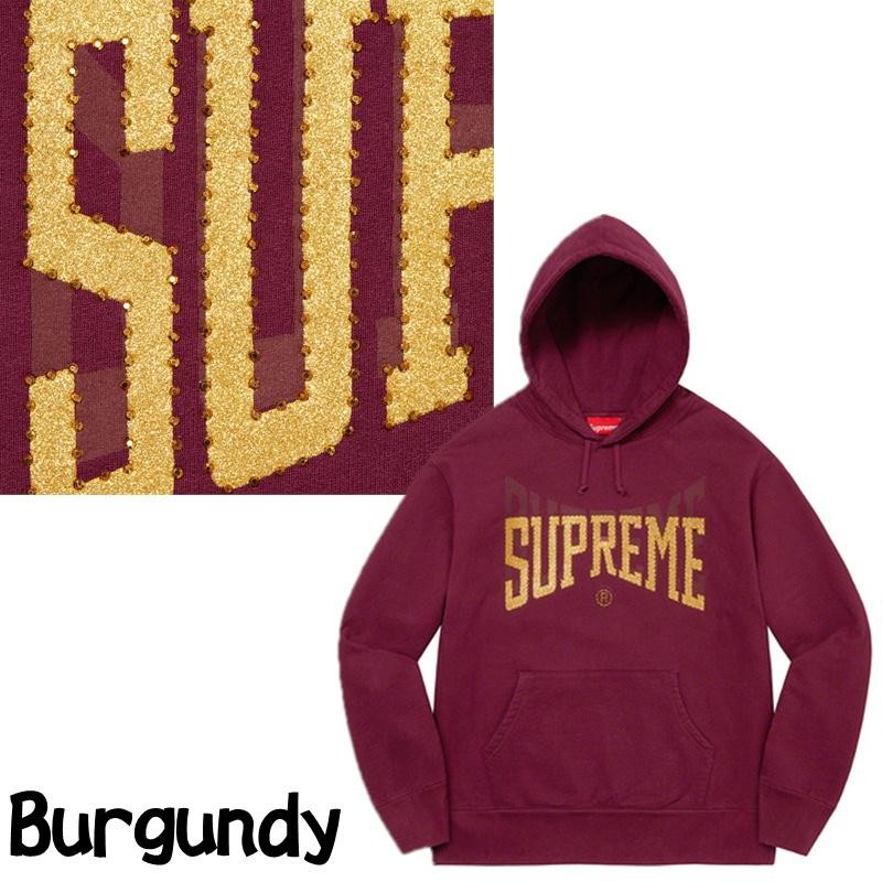 正規品 シュプリーム パーカー Supreme Rhinestone Shadow Hooded ...