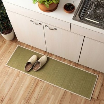 IKEHIKO | 藺草腳踏墊Mirai 35x120x0.6cm 質樸風格 (1件)