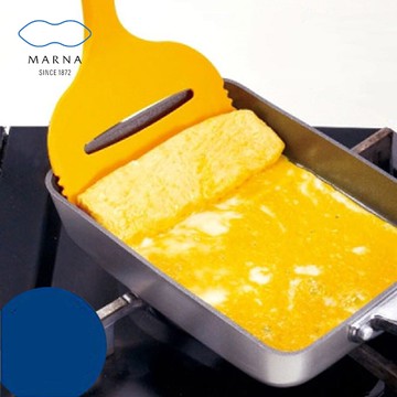 【MARNA】 尼龍玉子燒寬鍋鏟(兩色任選)