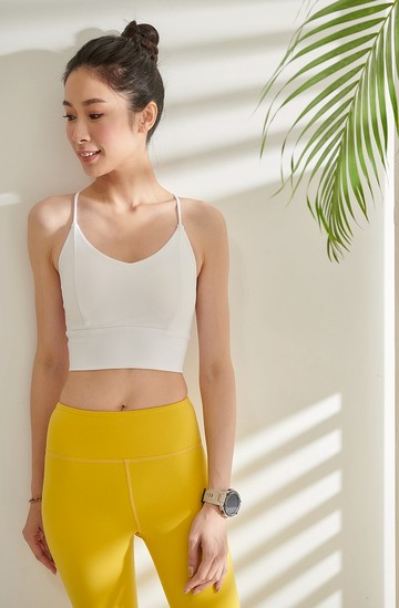 春夏穿搭【Yoga Flow】Dale Bra-White 信用卡優惠 快速出貨