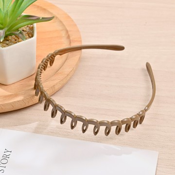 日常百搭髮圈-交叉型-咖