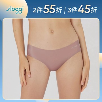 sloggi-ZERO Feel 零感系列中腰平口褲 柔膚粉紅｜87-2123 G2