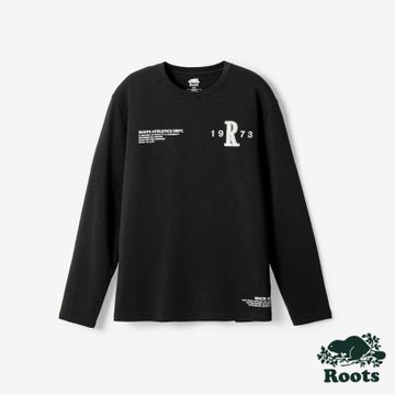 Roots男裝-NOUVEAU CLASSIC 長袖上衣-霧灰色