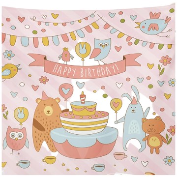 INS韓風生日背景布 生日必備裝飾  150 x 130cm  A款