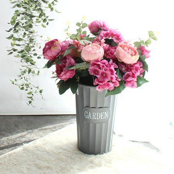 Mori& 人造繡球牡丹花束  2個  粉紅色